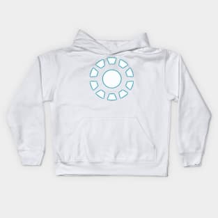 arc reactor Kids Hoodie